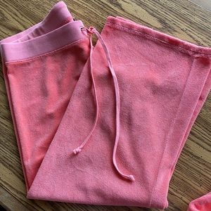 Juicy Couture Terry Cloth Cropped Pants